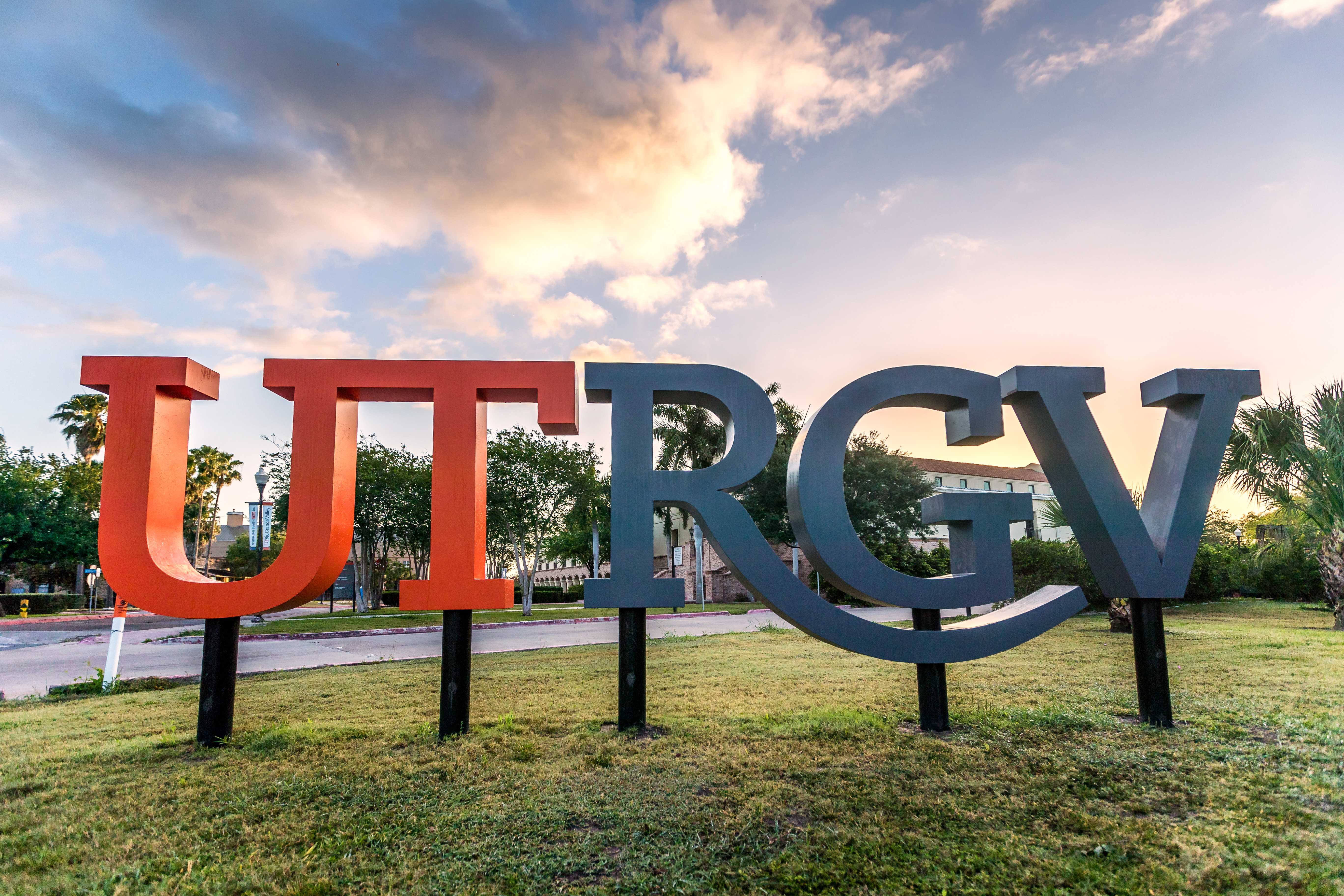 UTRGV signage on campus