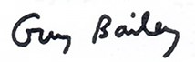 Dr. Guy Bailey signature