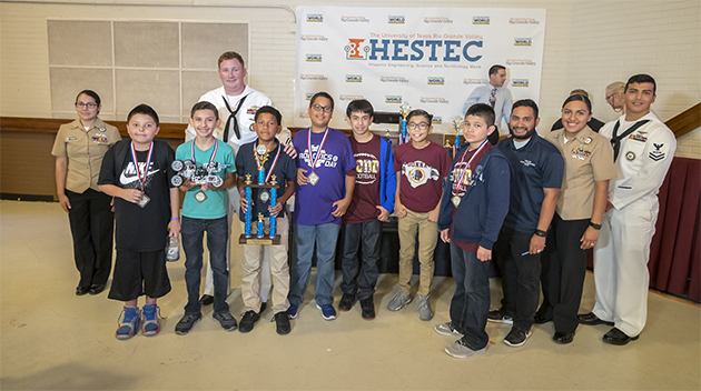 Sixty-five area school teams compete in lively HESTEC 2016 Robotics Day