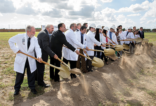 The groundbreaking ceremony  for the UTRGV Research Building at DHR was held Wednesday, Oct. 26, 2016, at  2300 E. Dove Ave. in McAllen.