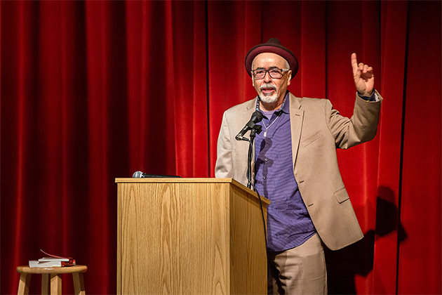 Image of U.S. Poet Laureate Herrera visits UTRGV’s FESTIBA, talks borders, challenges and lifting up one’s voice