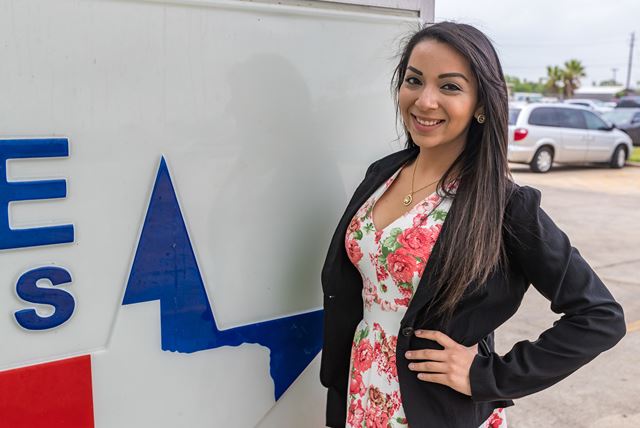 UTRGV SEI student Alexandra Huerta, of Brownsville