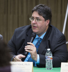 Dr. Christopher Vitek, associate professor of biology