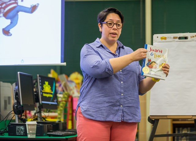 Juana Medina, author of Juana & Lucas