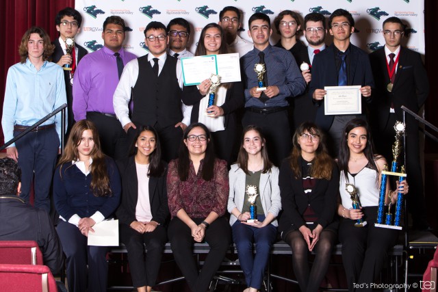 Twenty-one students in the UTRGV Math and Science Academy participated in the RGV Science and Engineering Fair. Nine students will advance to the state regional fair in San Antonio in March and one will go to the Intel International Science & Engineering Fair in Pittsburgh, Pennsylvania, in May.