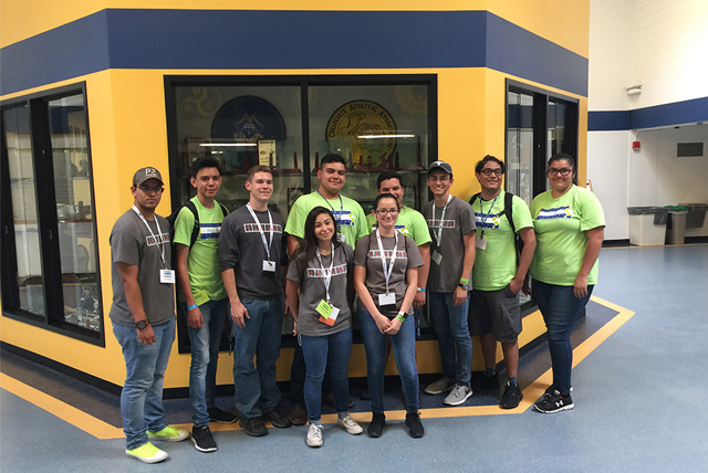 Harlingen High School and Los Fresnos High School represented UTRGV at the International Sea Perch Competition, held June 1-3 at the University of Massachusetts Dartmouth. Harlingen won first place and Los Fresnos placed second at the regional competition, organized by the UTRGV Office of Community Relations and the U.S. Navy. (UTRGV Courtesy Photo)