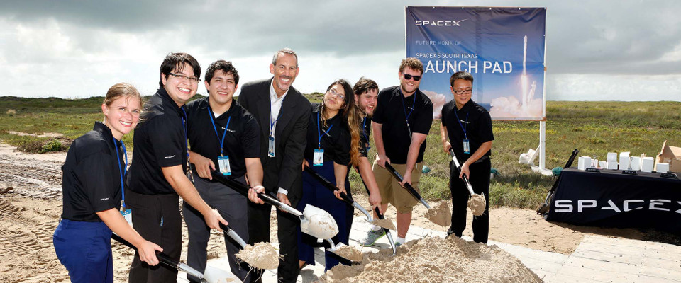 Space X Groundbreaking
