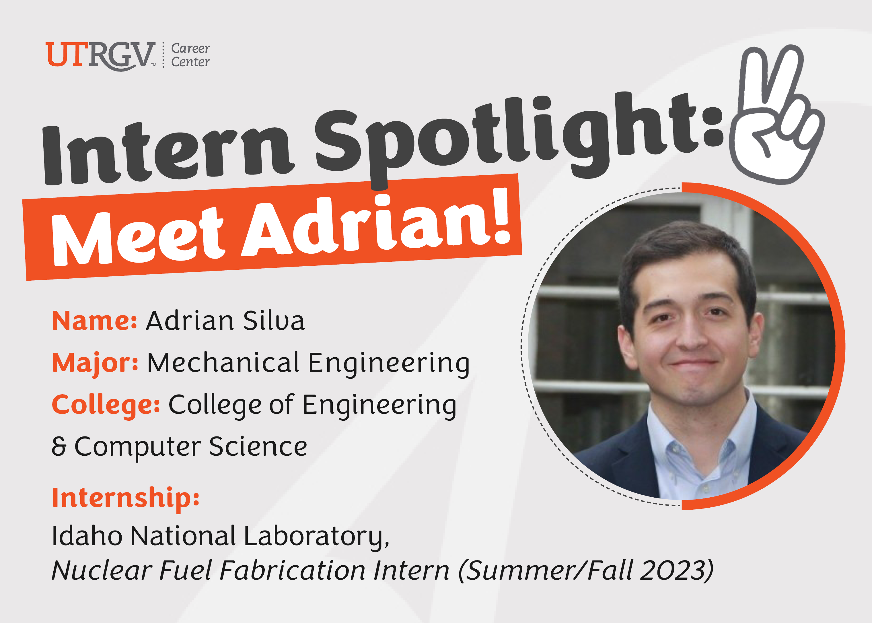Intern Spotlight: Meet Adrian!  