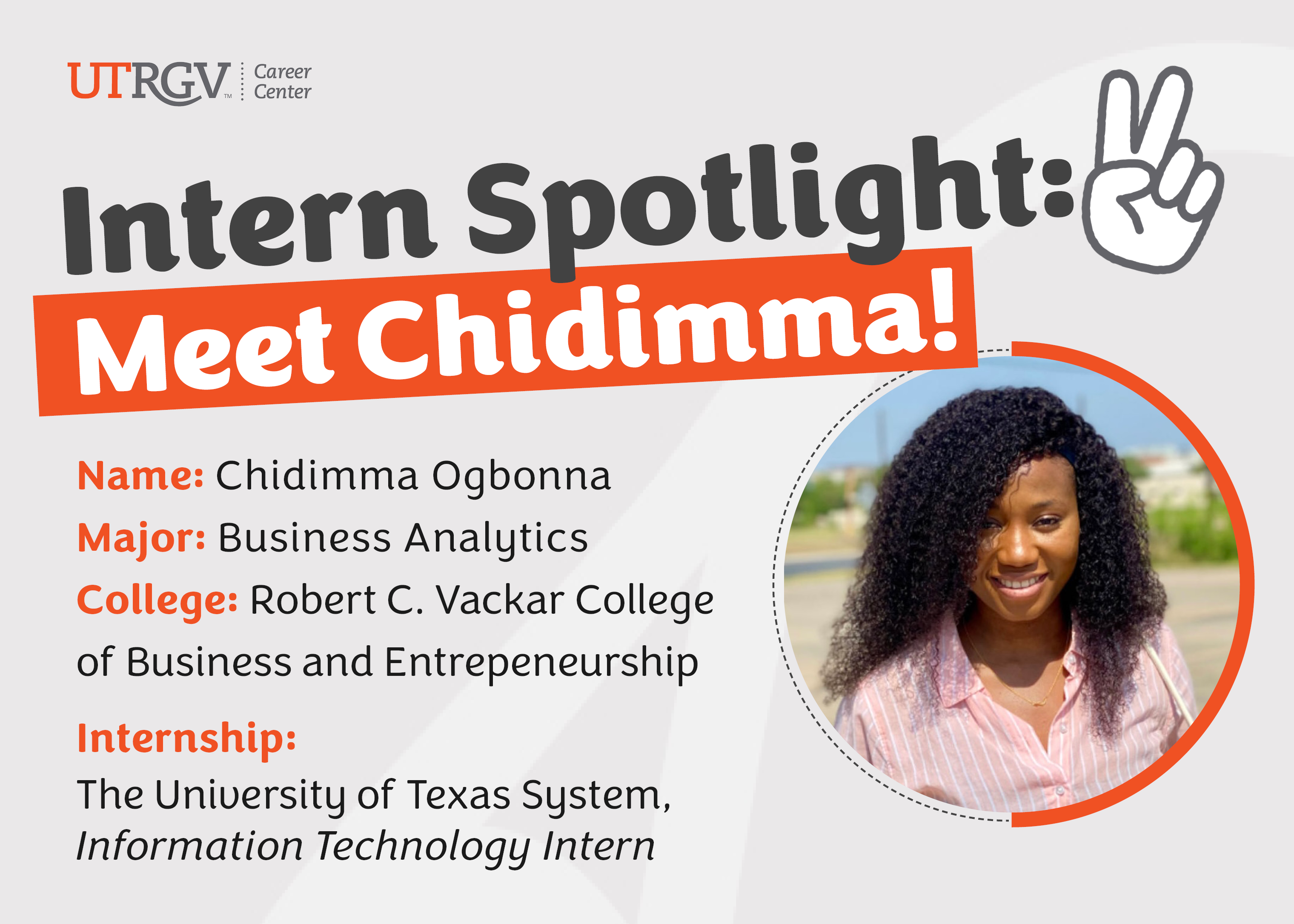 Intern Spotlight: Meet Chidimma!  