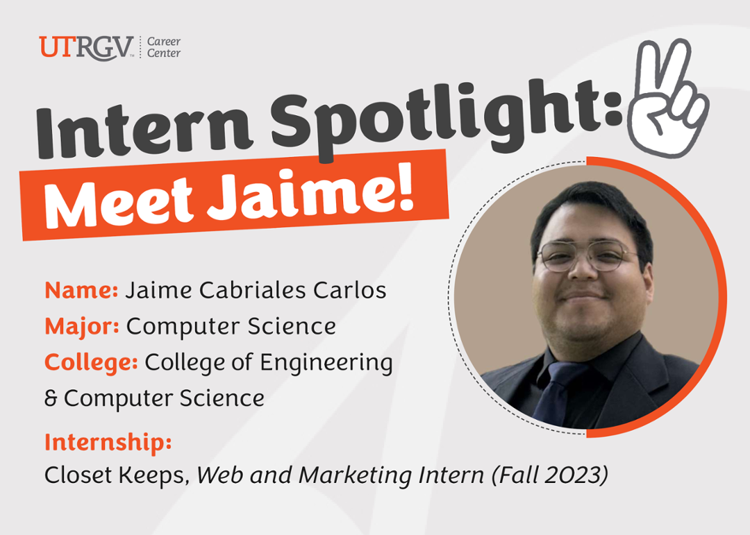 Intern Spotlight: Meet Jaime!  