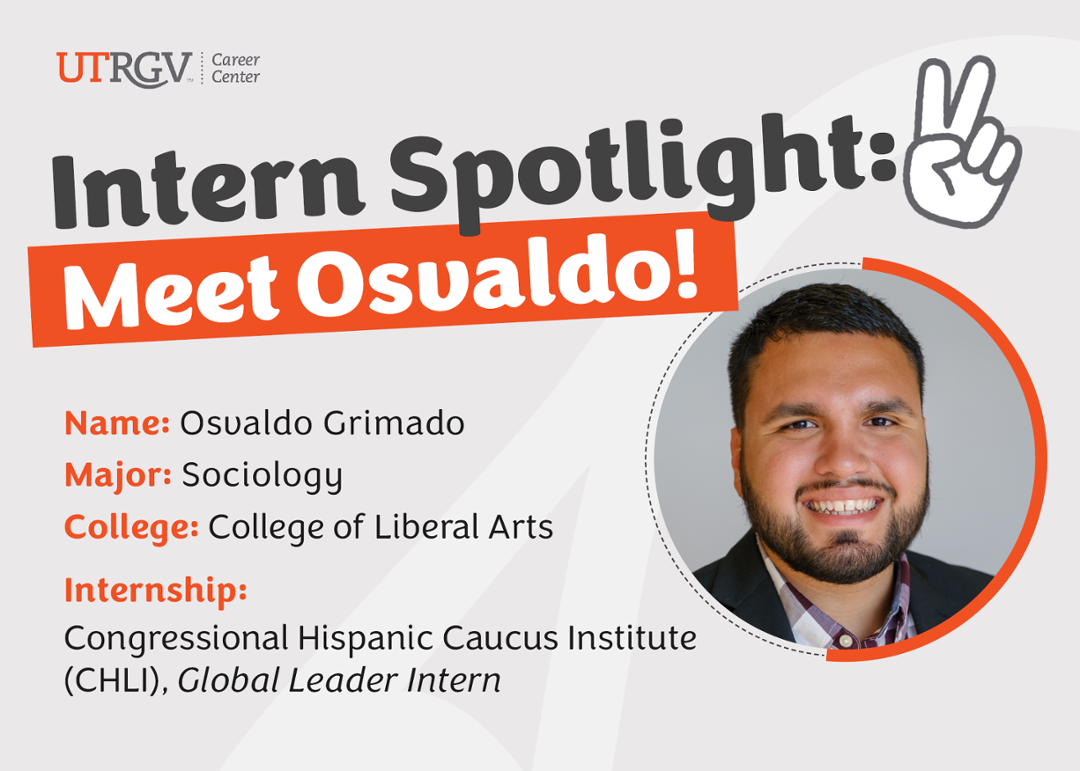 Intern Spotlight: Meet Osvaldo!  