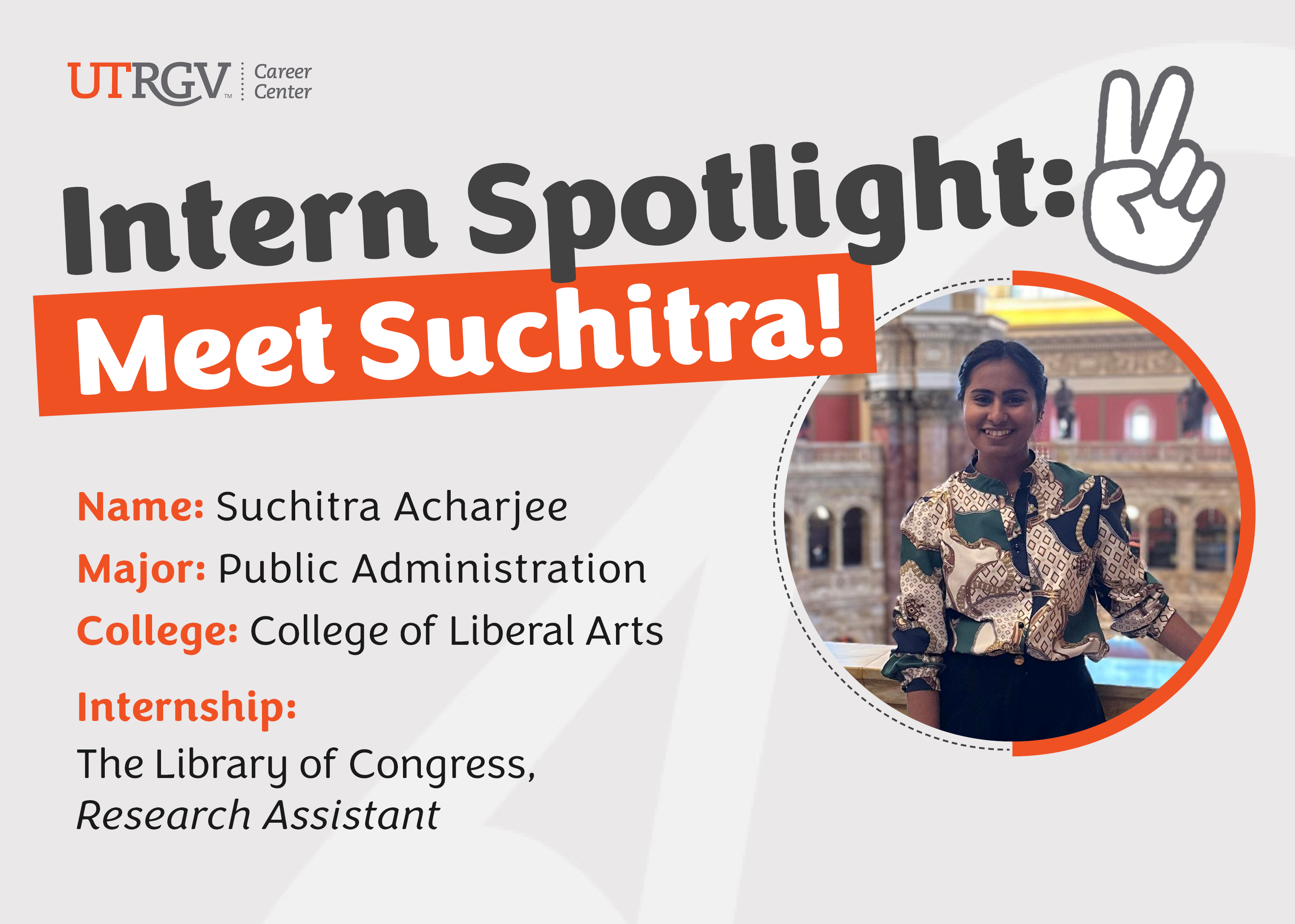 Intern Spotlight: Meet Suchitra!  