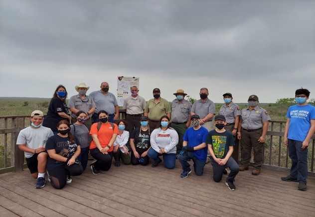 Park Day Clean Up Event at Palmito Ranch Battlefield April 2021