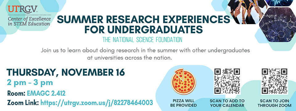 Summer Research Experiences for Undergraduates