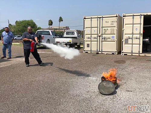Evacuation Assistant / Fire Extinguisher Training, April 13 2018.
