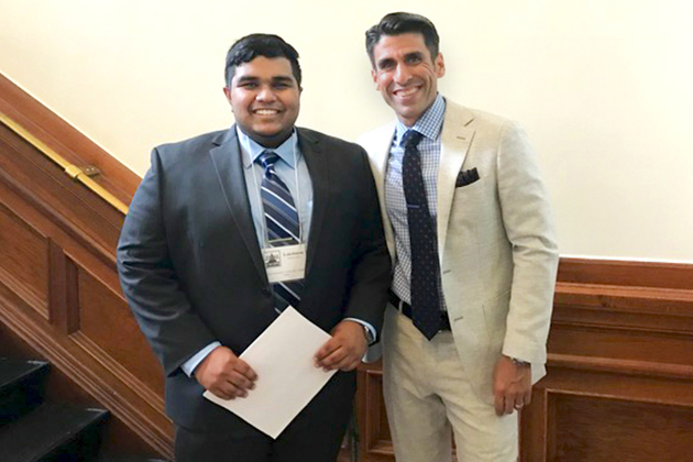 UTRGV BMED major presents diabetes research at Texas Undergraduate Research Day at the Capitol