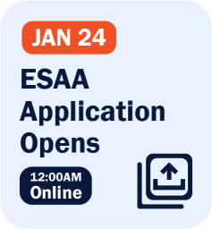 ESAA Application Opens - Jan 24