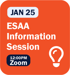 ESAA Information Session - Jan 25