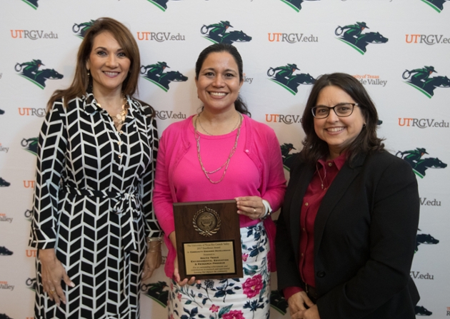 Image of UTRGV faculty expertise recognized at annual excellence awards ceremony