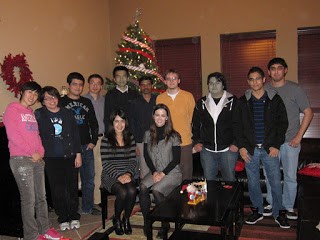 Christmas dinner with the MAO Research Lab team
