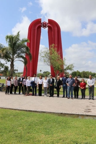 senior leaders from The University of Texas Rio Grande Valley visited the IMACULTA cultural center located in the city of Matamoros, Mexico