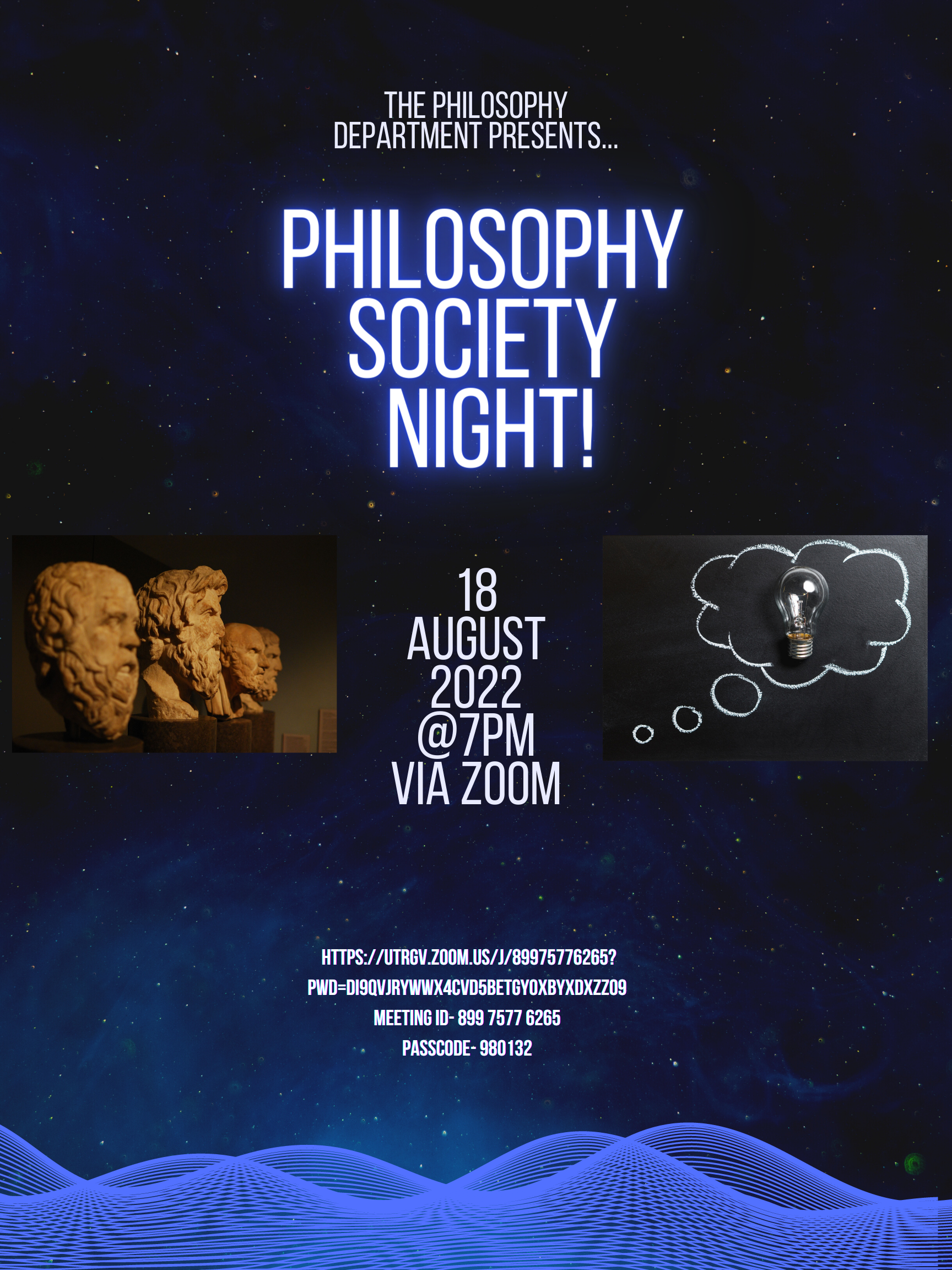 The Philosophy Department presents Philosophy Society Night!