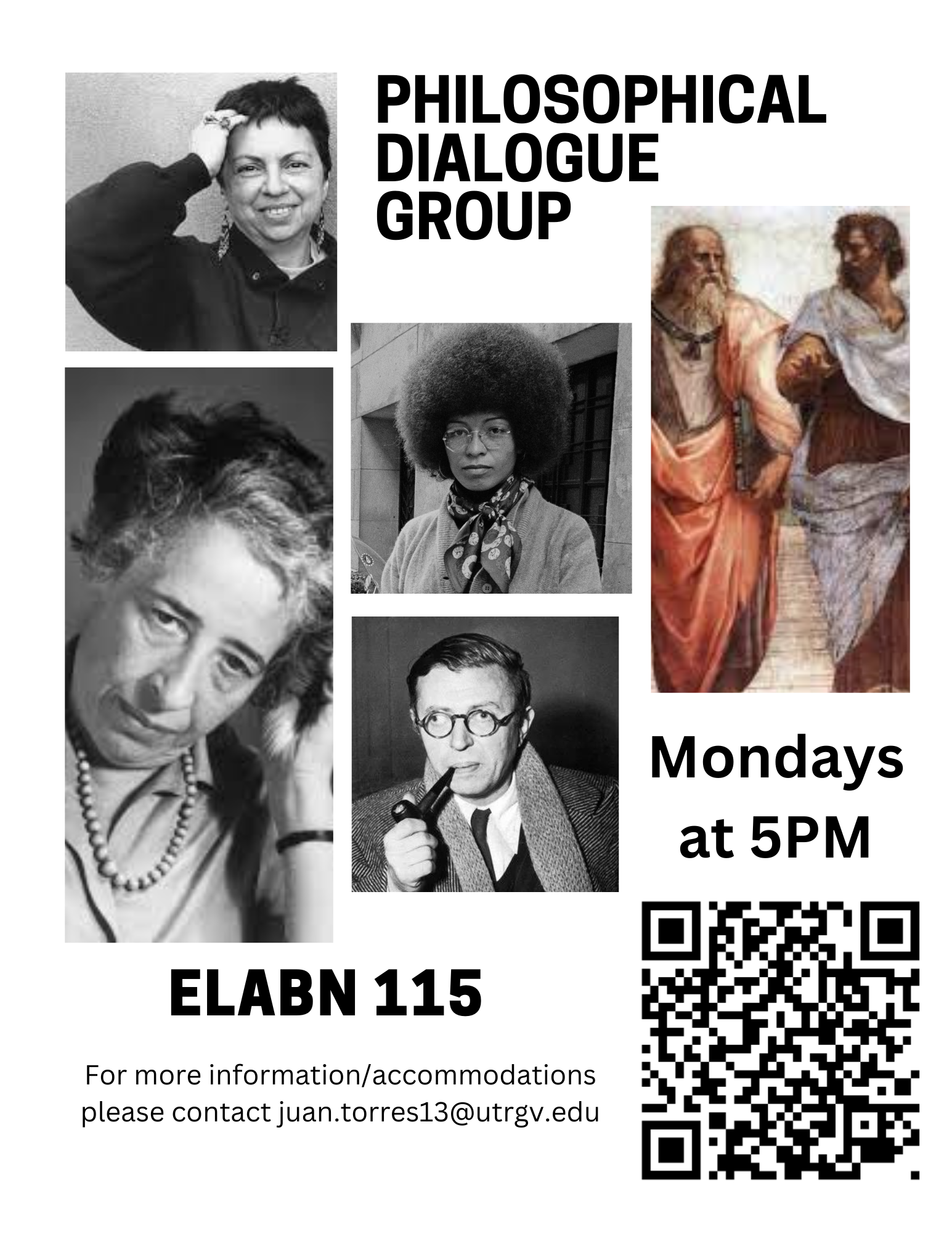 The Philosophical Dialogue Club is back for the fall semester!