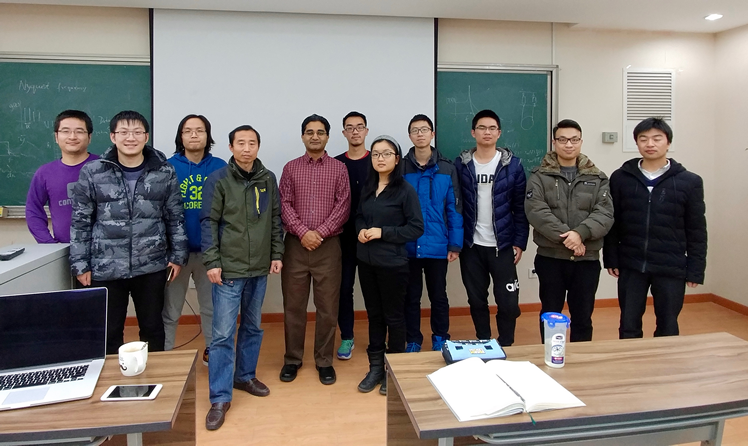 Prof. Mohanty was invited to deliver lectures on gravitational wave data analysis at the Chinese Academy of Sciences.