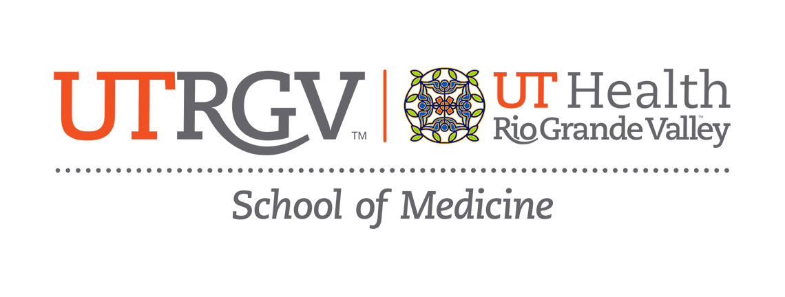 UTRGV - UT Health RGV - School of Medicine wordmark banner