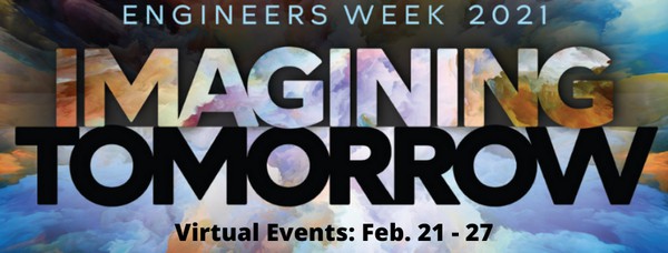 Imagining tomorrow virtual event banner for engineers week