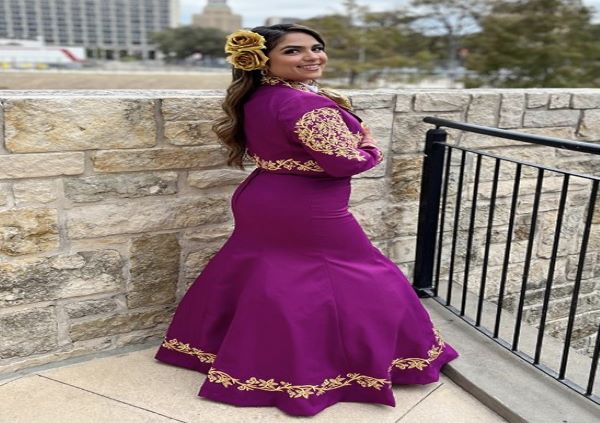 Jenika Montes, a UTRGV junior and national winner of the Jarritos Mariachi USA Talent Search Competition, performed at the 34th annual Mariachi USA concert at the Hollywood Bowl in Los Angeles, California in front of 17,000 fellow mariachi fans. (Courtesy Photo)
