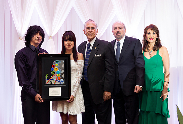 U.S. Rep. Rubén Hinojosa, cofounder of HESTEC, was honored on Sunday, Oct. 2, 2016, with the first CiENCiA Award, during the 15th HESTEC Congressional Dinner at the Edinburg Conference Center at Renaissance.