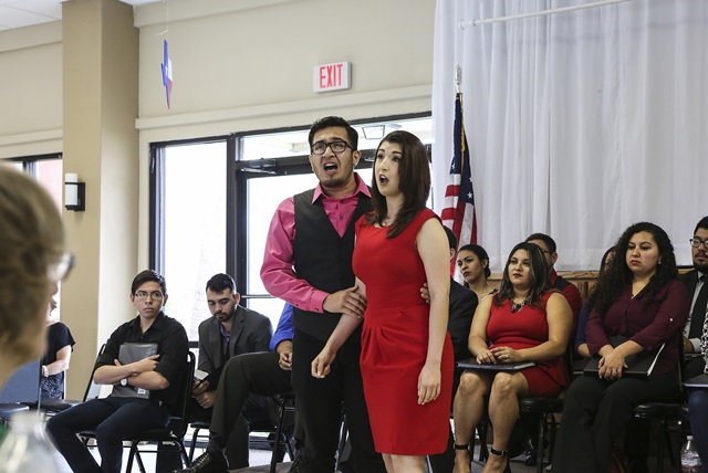 The University of Texas Rio Grande Valley at Brownsville music students serenaded residents at Brownsville’s Winter Haven 