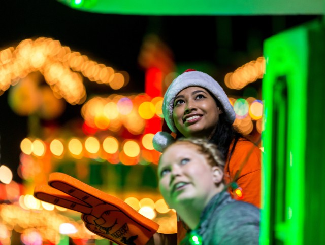 UTRGV lighted boat parade