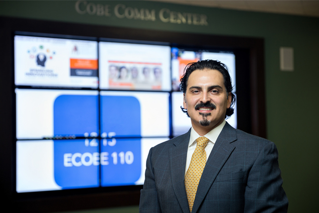 Texas Gov. Greg Abbott has appointed Harlingen native Jimmie Limon, UTRGV lecturer and assistant to THE MBA director in the Robert C. Vackar College of Business & Entrepreneurship, to the Texas Product Development and Small Business Incubator Board. One of five appointees this year, Limon’s term is for five years ending in 2023. The PDSBI provides financing to aid in the development, production and commercialization of new and improved products to foster and stimulate the development of small businesses in the state. (UTRGV Photo by Paul Chouy)