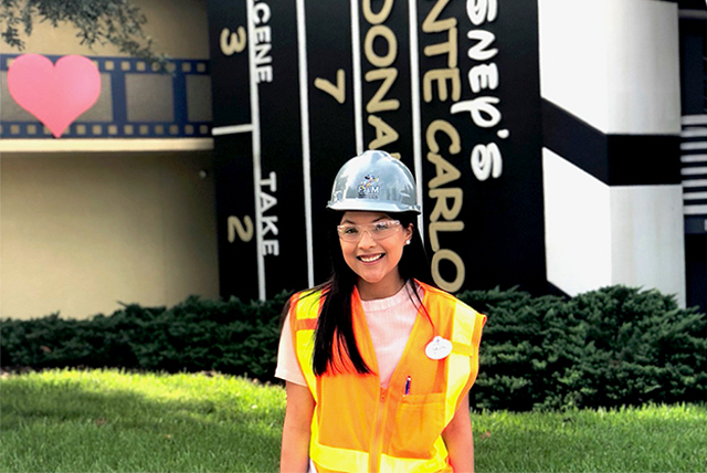 Sailyn Ortega, a University of Texas Rio Grande Valley alumna and Pharr native, landed an engineering job at Walt Disney World in Orlando, Florida, earlier this year. She graduated with a Bachelor of Science in civil engineering in December 2017. Working for Disney is her dream job, she said, and she was determined to make it happen. ‘Be fiercely devoted to your dream, even if things do not go as planned, at first,’ she said. (Courtesy Photo)