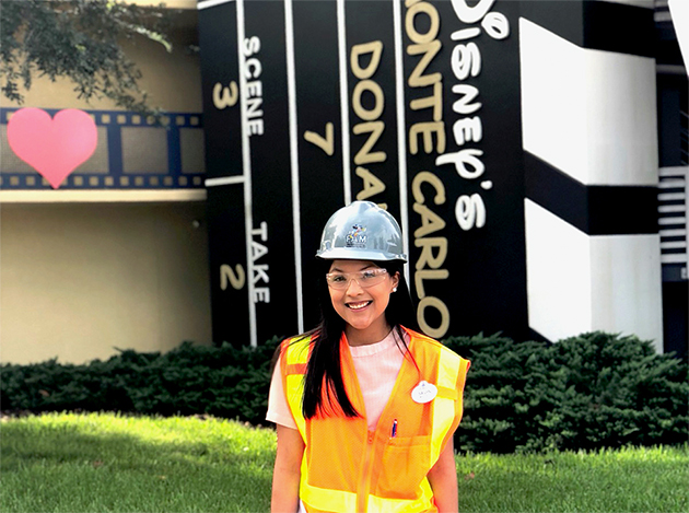 Sailyn Ortega, a University of Texas Rio Grande Valley alumna and Pharr native, landed an engineering job at Walt Disney World in Orlando, Florida, earlier this year. She graduated with aBachelor of Science in civil engineering in December 2017. Working for Disney is her dream job, she said, and she was determined to make it happen. ‘Be fiercely devoted to your dream, even if things do not go as planned, at first,’ she said. (Courtesy Photo)
