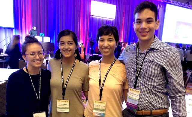 UTRGV professor and students posing for picture
