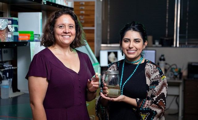 Dr. Kathryn Perez with Dominique Alvear