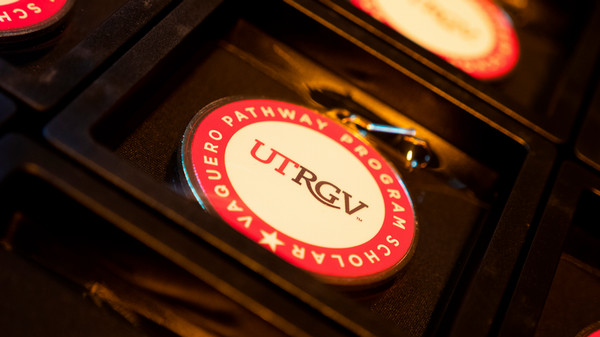 UTRGV pin with Vaquero Pathway Program name