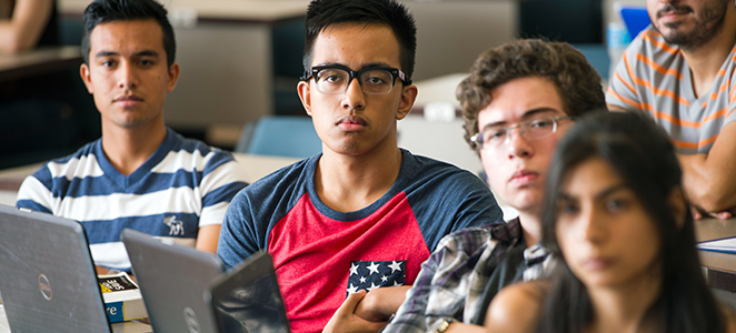 Students in classroom