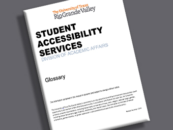 Student Accessibility Glossary