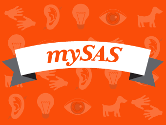 mySAS log in button