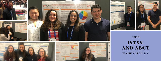 ACT Lab team presenting at the International Society for Traumatic Stress Studies (ISTSS) and the Association for Behavioral and Cognitive Therapies (ABCT) 2018 annual conventions.
