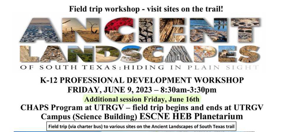 K-12 Professional Development Workshop Ancient Landscape