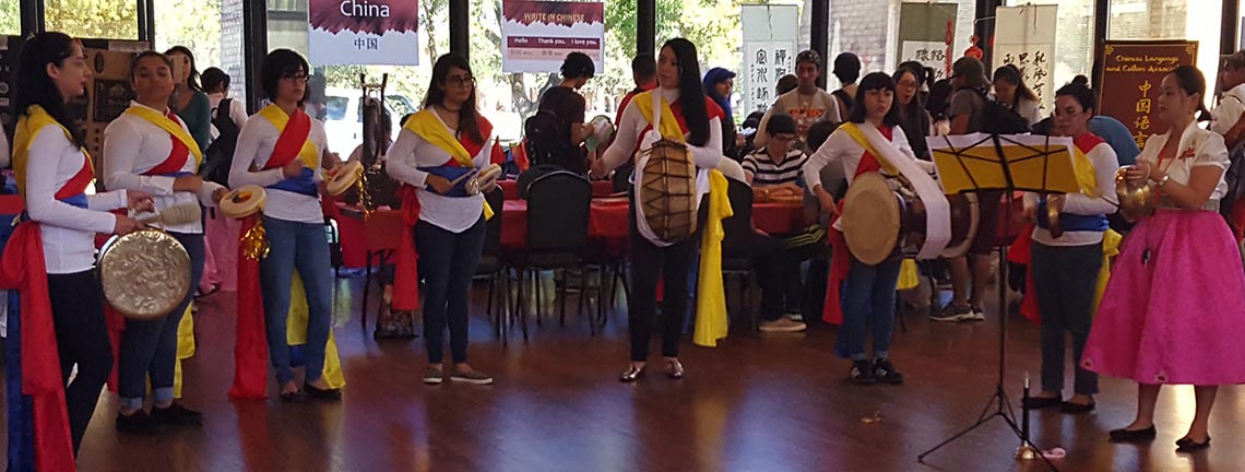 Korean Folk Music Performance at Multilingua Fest