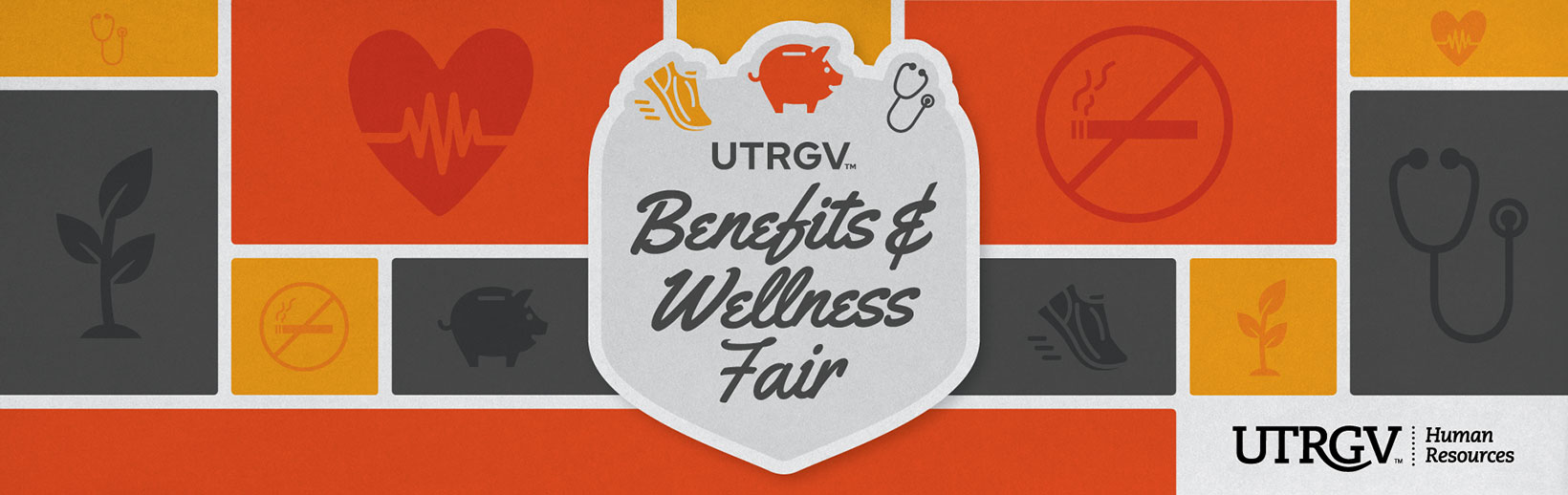 UTRGV Human Resources Benefits & Wellness Fair banner