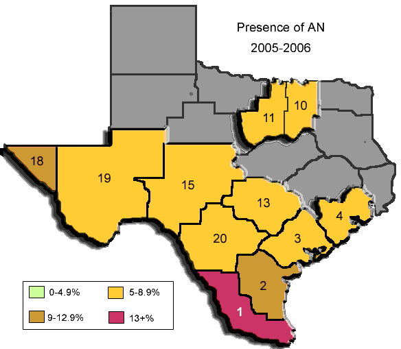 Download Acanthosis Nigricans  assessment PDF.  Statistics on school children assessments are conducted in 11 Texas Education Agency Education Service Center Regions 1, 2, 3, 4, 10, 11, 13, 15, 18, 19 and 20.