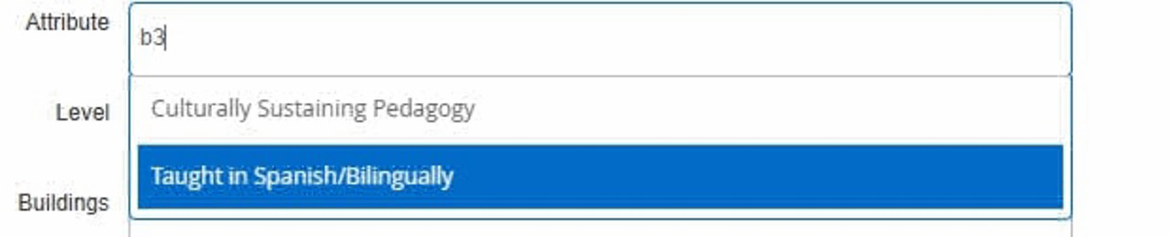 Image demostrating where the advance search is located