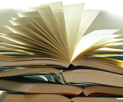 A book open showcasing its pages